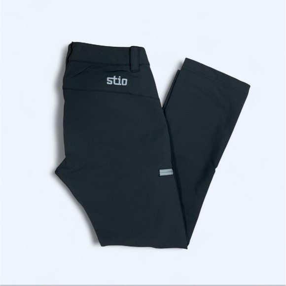 STIO OUTDOOR PANTS WOMENS SIZE 4 GRAY ZIPPER POCKETS - Picture 1 of 6